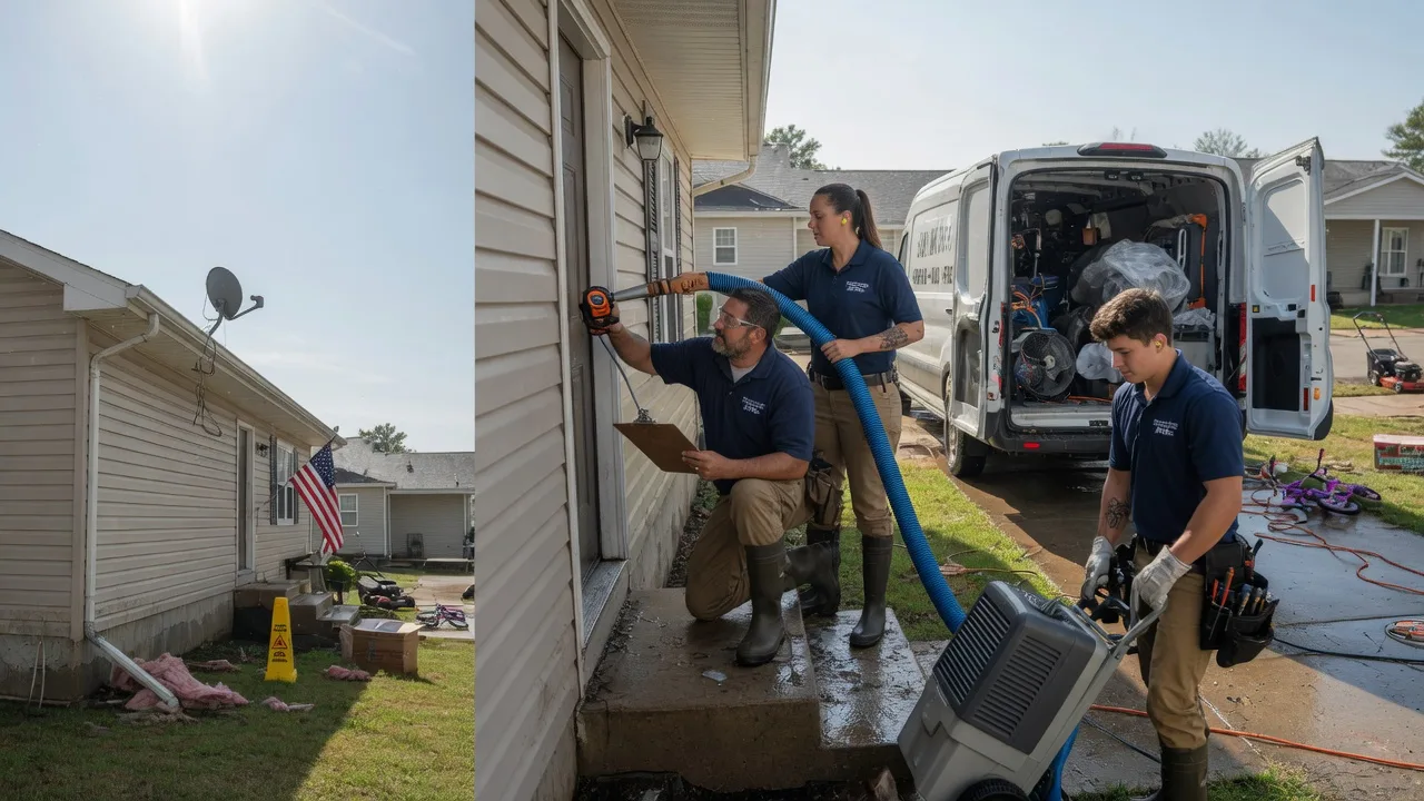 Ceiling Water Damage Restoration in Tyrone, GA near me